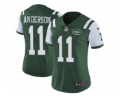 Women's Nike New York Jets #11 Robby Anderson Vapor Untouchable Limited Green Team Color NFL Jersey