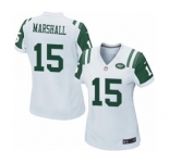 Women's Nike New York Jets #15 Brandon Marshall White NFL Jersey
