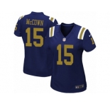 Women's Nike New York Jets #15 Josh McCown Game Navy Blue Alternate NFL Jersey