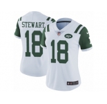 Women's Nike New York Jets #18 ArDarius Stewart Vapor Untouchable Limited White NFL Jersey