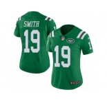 Women's Nike New York Jets #19 Devin Smith Limited Green Rush NFL Jersey
