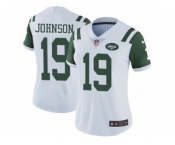 Women's Nike New York Jets #19 Keyshawn Johnson Vapor Untouchable Limited White NFL Jersey