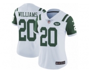 Women's Nike New York Jets #20 Marcus Williams Vapor Untouchable Limited White NFL Jersey