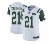 Women's Nike New York Jets #21 LaDainian Tomlinson Vapor Untouchable Limited White NFL Jersey
