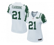 Women's Nike New York Jets #21 Morris Claiborne Game White NFL Jersey