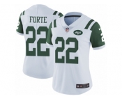 Women's Nike New York Jets #22 Matt Forte Vapor Untouchable Limited White NFL Jersey