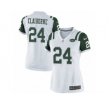 Women's Nike New York Jets #24 Morris Claiborne Limited White NFL Jersey