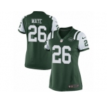 Women's Nike New York Jets #26 Marcus Maye Limited Green Team Color NFL Jersey