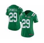 Women's Nike New York Jets #29 Bilal Powell Limited Green Rush NFL Jersey