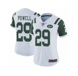 Women's Nike New York Jets #29 Bilal Powell Vapor Untouchable Limited White NFL Jersey