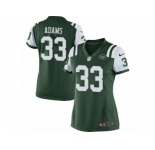 Women's Nike New York Jets #33 Jamal Adams Limited Green Team Color NFL Jersey