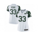 Women's Nike New York Jets #33 Jamal Adams Limited White NFL Jersey