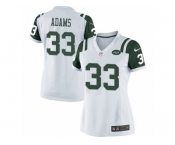 Women's Nike New York Jets #33 Jamal Adams Limited White NFL Jersey