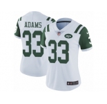 Women's Nike New York Jets #33 Jamal Adams Vapor Untouchable Limited White NFL Jersey