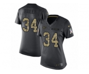 Women's Nike New York Jets #34 Dion Bailey Limited Black 2016 Salute to Service NFL Jersey