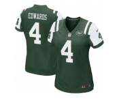 Women's Nike New York Jets #4 Lac Edwards Game Green Team Color NFL Jersey
