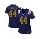 Women's Nike New York Jets #44 Corey Lemonier Limited Navy Blue Alternate NFL Jersey