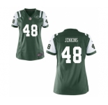 Women's Nike New York Jets #48 Jordan Jenkins Green Team Color NFL Jersey