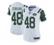 Women's Nike New York Jets #48 Jordan Jenkins Vapor Untouchable Limited White NFL Jersey