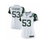 Women's Nike New York Jets #53 Mike Catapano Limited White NFL Jersey