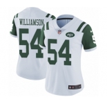 Women's Nike New York Jets #54 Avery Williamson White Vapor Untouchable Elite Player NFL Jersey