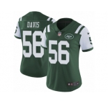 Women's Nike New York Jets #56 DeMario Davis Green Team Color Vapor Untouchable Limited Player NFL Jersey