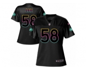 Women's Nike New York Jets #58 Darron Lee Game Black Fashion NFL Jersey