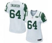 Women's Nike New York Jets #64 Travis Swanson Game White NFL Jersey
