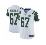 Women's Nike New York Jets #67 Brian Winters Vapor Untouchable Limited White NFL Jersey