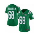 Women's Nike New York Jets #68 Kelvin Beachum Limited Green Rush NFL Jersey