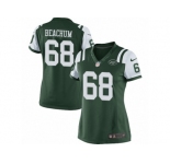 Women's Nike New York Jets #68 Kelvin Beachum Limited Green Team Color NFL Jersey