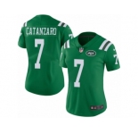 Women's Nike New York Jets #7 Chandler Catanzaro Limited Green Rush NFL Jersey