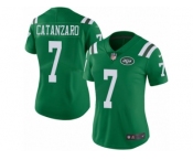 Women's Nike New York Jets #7 Chandler Catanzaro Limited Green Rush NFL Jersey