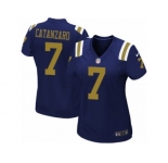 Women's Nike New York Jets #7 Chandler Catanzaro Limited Navy Blue Alternate NFL Jersey