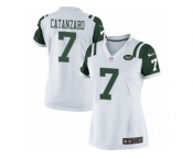 Women's Nike New York Jets #7 Chandler Catanzaro Limited White NFL Jersey