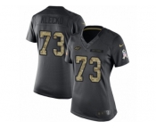 Women's Nike New York Jets #73 Joe Klecko Limited Black 2016 Salute to Service NFL Jersey