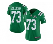 Women's Nike New York Jets #73 Joe Klecko Limited Green Rush NFL Jersey