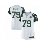 Women's Nike New York Jets #79 Brent Qvale Limited White NFL Jersey