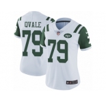 Women's Nike New York Jets #79 Brent Qvale Vapor Untouchable Limited White NFL Jersey