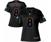 Women's Nike New York Jets #8 Cairo Santos Game Black Fashion NFL Jersey