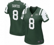 Women's Nike New York Jets #8 Cairo Santos Game Green Team Color NFL Jersey