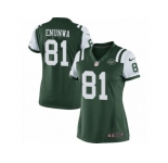 Women's Nike New York Jets #81 Quincy Enunwa Limited Green Team Color NFL Jersey