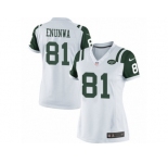Women's Nike New York Jets #81 Quincy Enunwa Limited White NFL Jersey