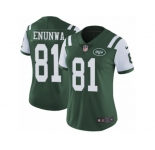 Women's Nike New York Jets #81 Quincy Enunwa Vapor Untouchable Limited Green Team Color NFL Jersey