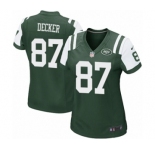 Women's Nike New York Jets #87 Eric Decker Green Team Color NFL Jersey