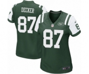 Women's Nike New York Jets #87 Eric Decker Green Team Color NFL Jersey