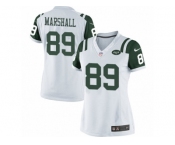 Women's Nike New York Jets #89 Jalin Marshall Limited White NFL Jersey