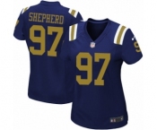Women's Nike New York Jets #97 Nathan Shepherd Game Navy Blue Alternate NFL Jersey