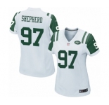 Women's Nike New York Jets #97 Nathan Shepherd Game White NFL Jersey