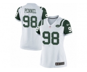 Women's Nike New York Jets #98 Mike Pennel Limited White NFL Jersey